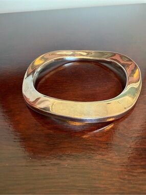 sterling silver 925 mexico slip on bangle 32 grams approximately